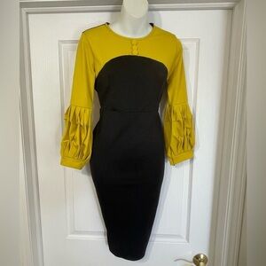 Long sleeve body-con dress size small​​​​​